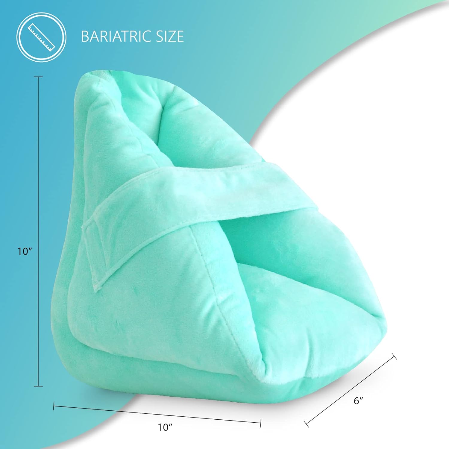 NYOrtho Cojín protector de talón, 1 par, almohadas acolchadas para pies para úlceras por presión, úlceras de cama, lesiones – Protectores de talón