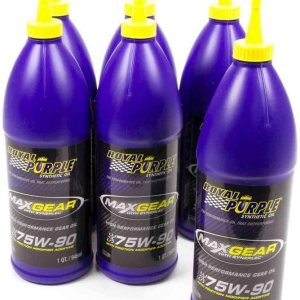 Royal Purple 06300 75w90 Max Gear Oil Case, 6 cuartos de galón, 1 paquete Royal Purple 06300 75w90 Max Gear Oil Case, 6 cuartos de galón, 1 paquete