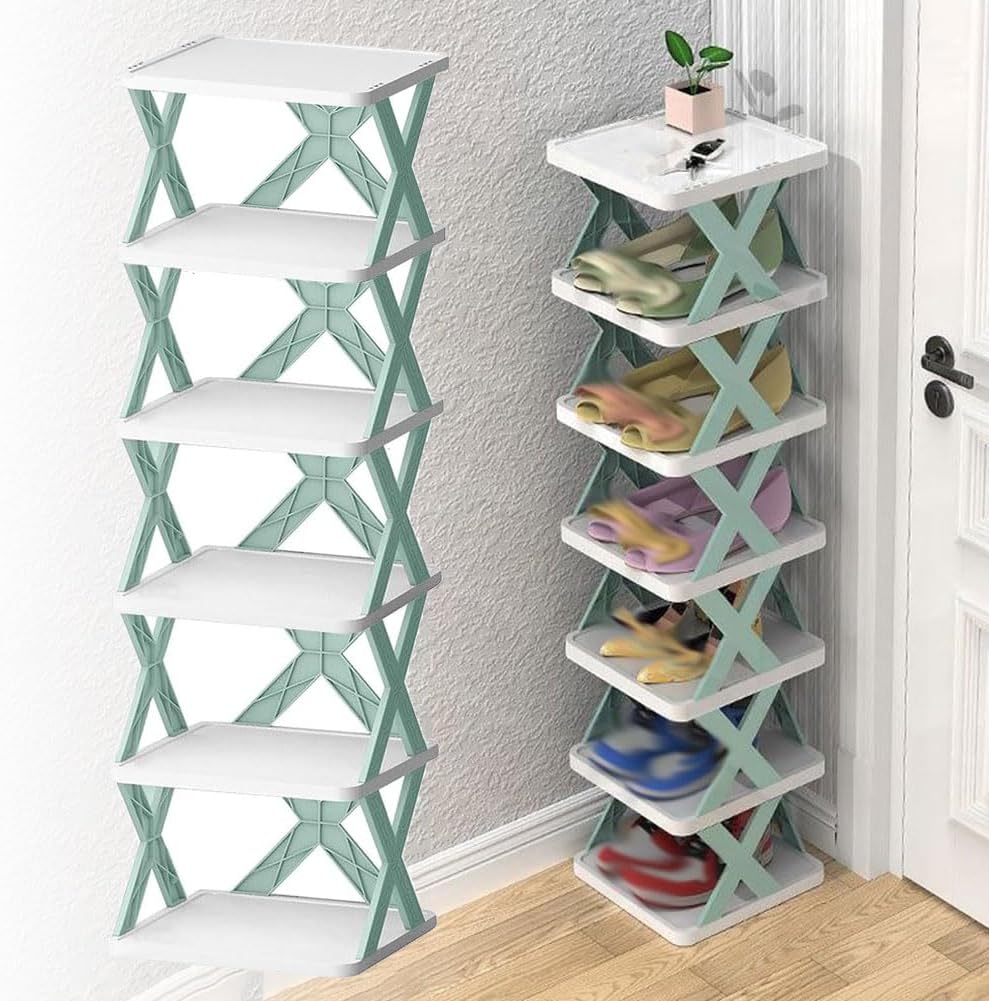 Organizador de zapatos de múltiples capas, torre de zapateros de varios niveles, organizador desmontable de múltiples capas, estante creativo de