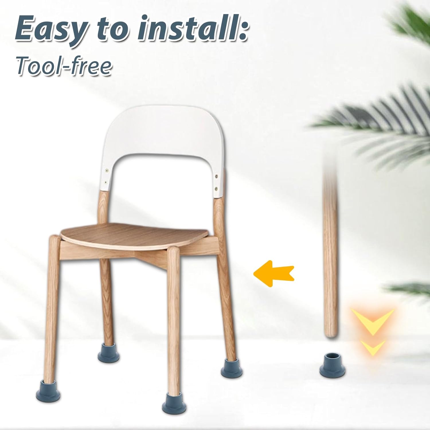 4 pies de goma para silla de ducha de 1-18 pulgadas, puntas de goma de repuesto para asiento de ducha antideslizante, silla de ducha, ventosa de