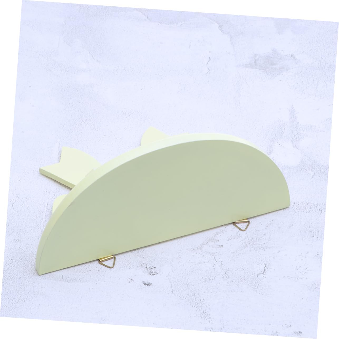 DOITOOL Estante de almacenamiento de madera con forma de mantequilla, estante de pared, decoración de habitación de niños, almacenamiento de pared