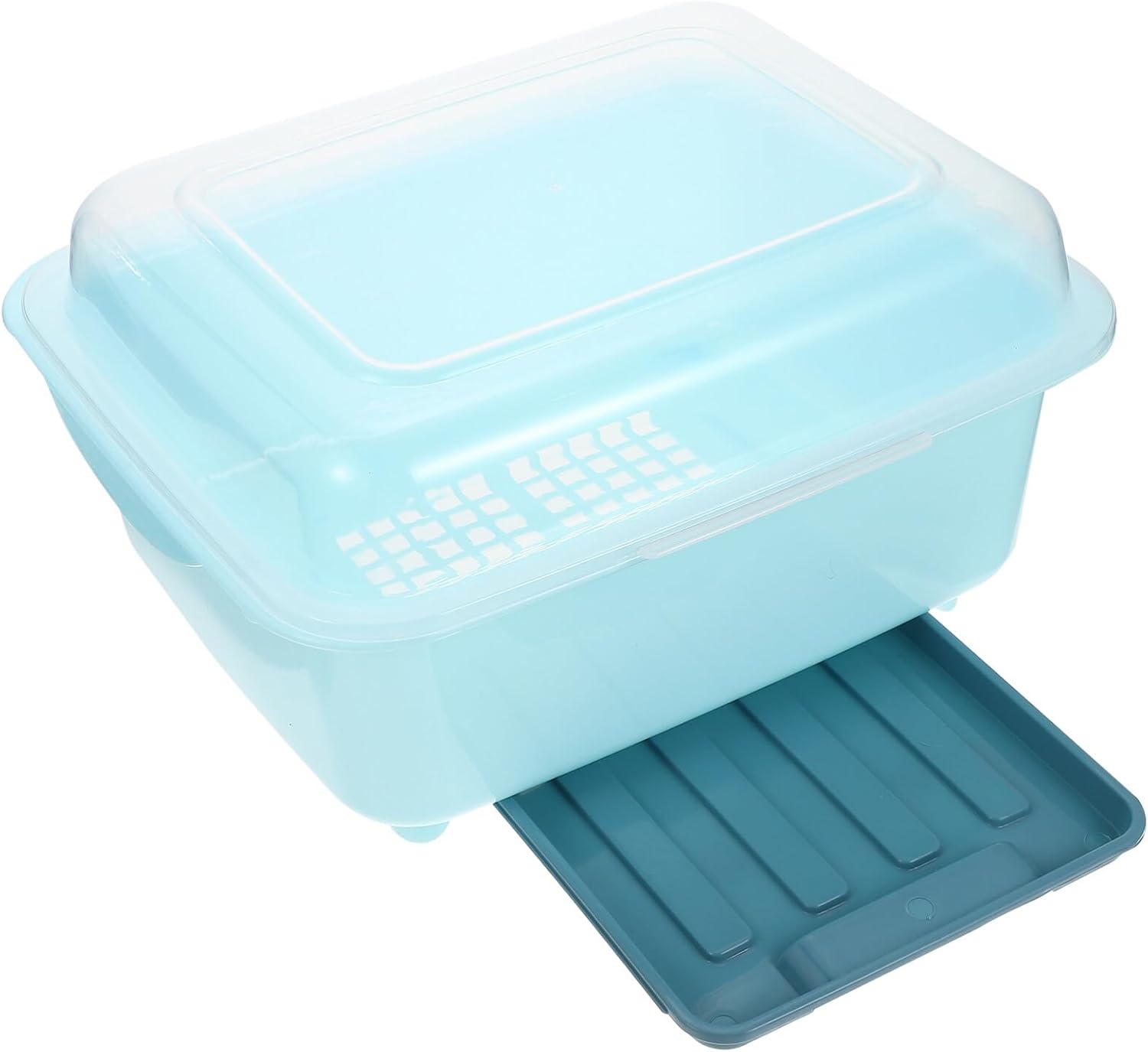 UPKOCH Escurridor de platos, escurridor de platos, cesta de vajilla para platos de cocina, bandeja para tazas, utensilios, cubertería, escurridor de