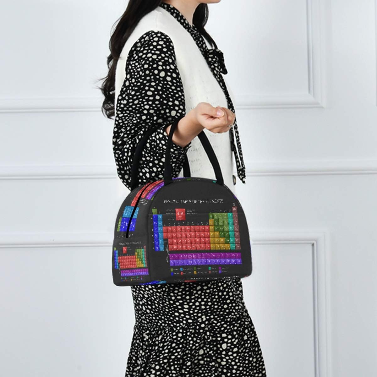 Bolsas de almuerzo de mesa periódica para mujeres y hombres, bolsa de almuerzo, lonchera térmica resistente al agua, bolsa de almuerzo hielera,