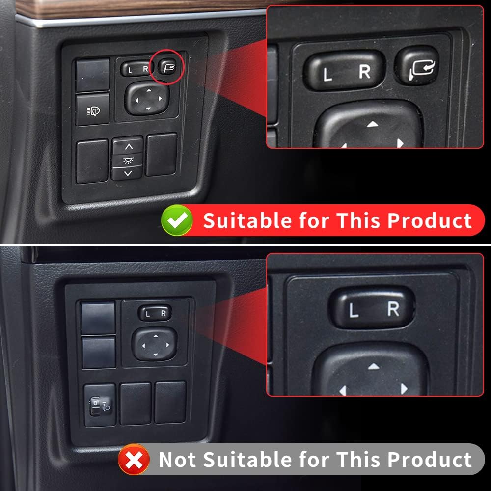 Plegado automático y expansión del espejo retrovisor para Toyota Land Cruiser Prado 150 LC150 2023-2010 2022 2021 2020 2019 2018 2017 2016