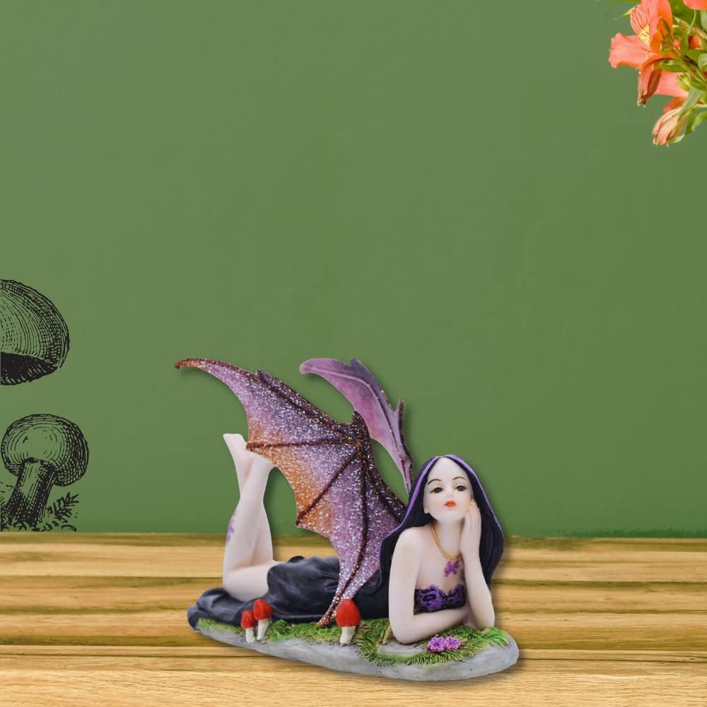 Comfy Hour Fairyland Collection – Figura de bosque de brujas de hadas oscuras de 6 pulgadas, decoración del hogar y coleccionables, poliresina