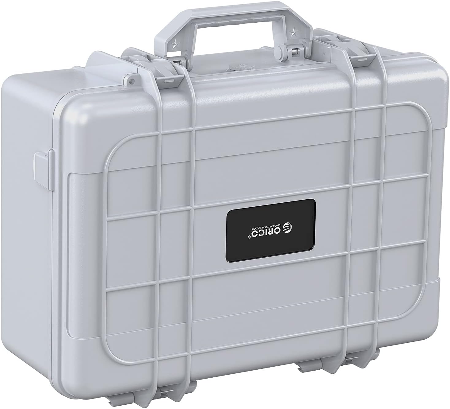 ORICO Funda para disco duro de 3.5 pulgadas, 20 bahías, HDDSSD, maleta de almacenamiento multiprotección con funda rígida de espuma, a prueba de