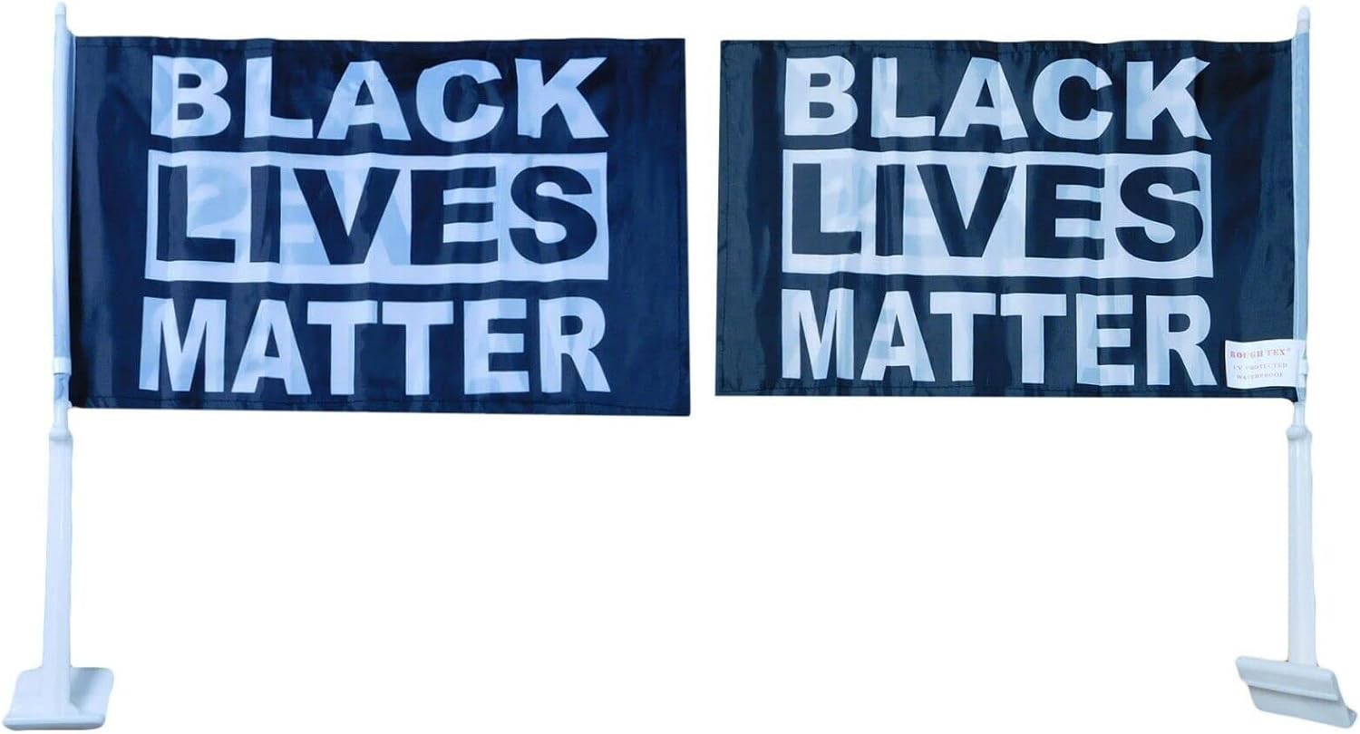 Premium 12 Pack Lives Matter 12″x18″ 2-Sided Rough Tex 68D Car Flag