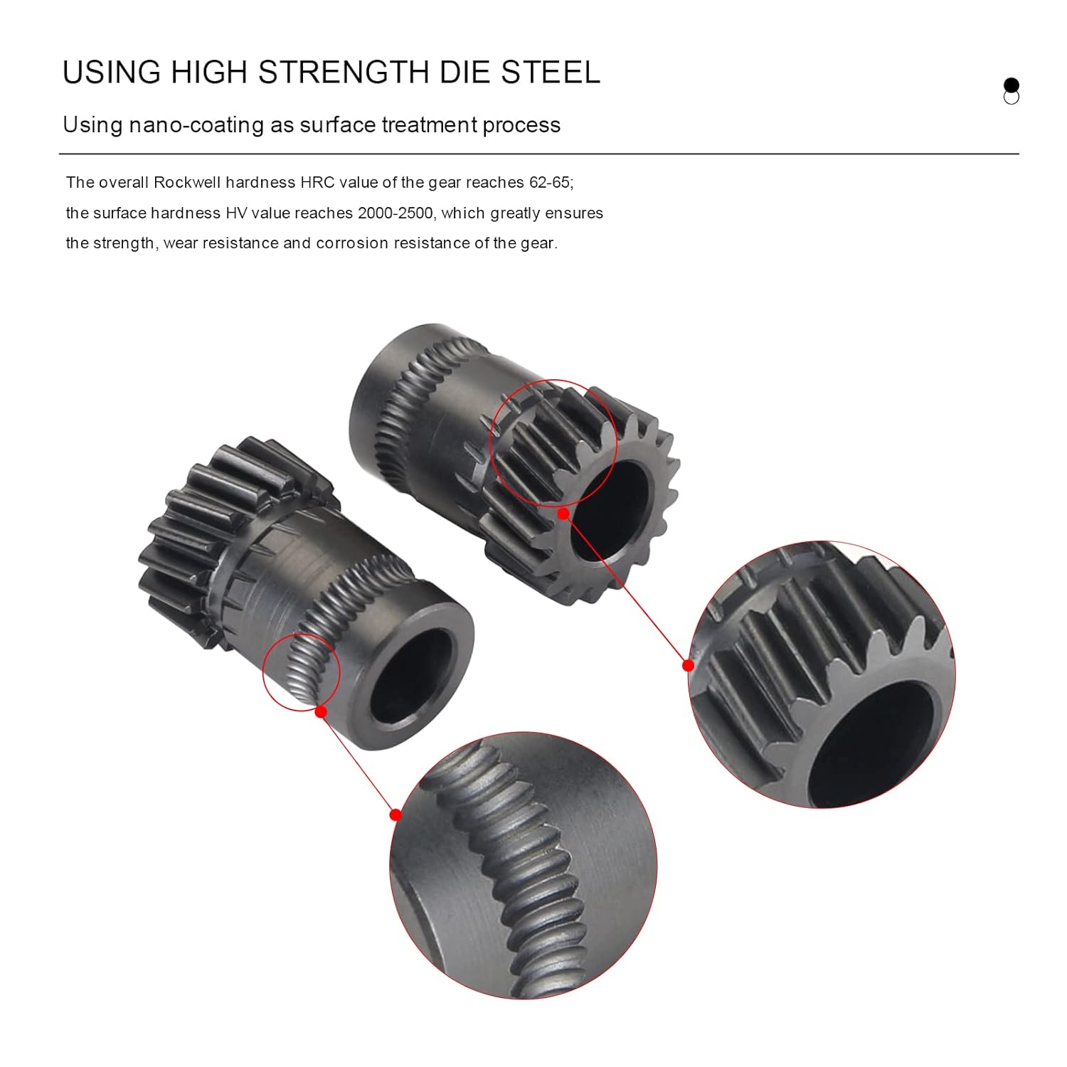Imdinnogo BCZAMD Prusa-i3 Accesorios para impresora 3D Prusai3 MK2 MK2.5 MK3 MK3S+ Piezas Extrusora Conducción Rodamientos inclinados Engranaje