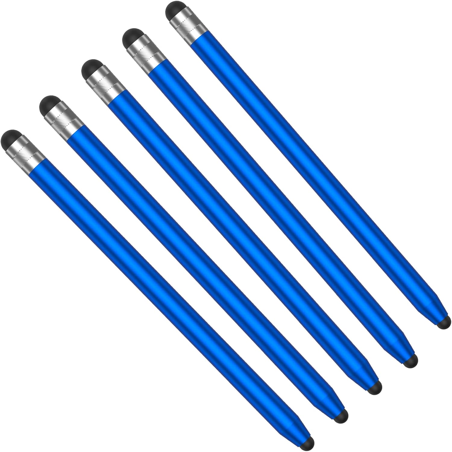 Lápiz capacitivo para pantallas táctiles (5 unidades), lápiz capacitivo para iPadiPhoneSamsung Galaxy  tabletas, todos los dispositivos universales