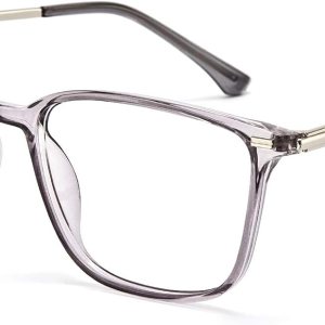 Cyxus Gafas de bloqueo de luz azul para hombres y mujeres, gafas de juegos de computadora rectángulo TR90 marco anti fatiga ocular UV400 Cyxus Gafas de bloqueo de luz azul para hombres y mujeres, gafas de juegos de computadora rectángulo TR90 marco anti fatiga ocular UV400