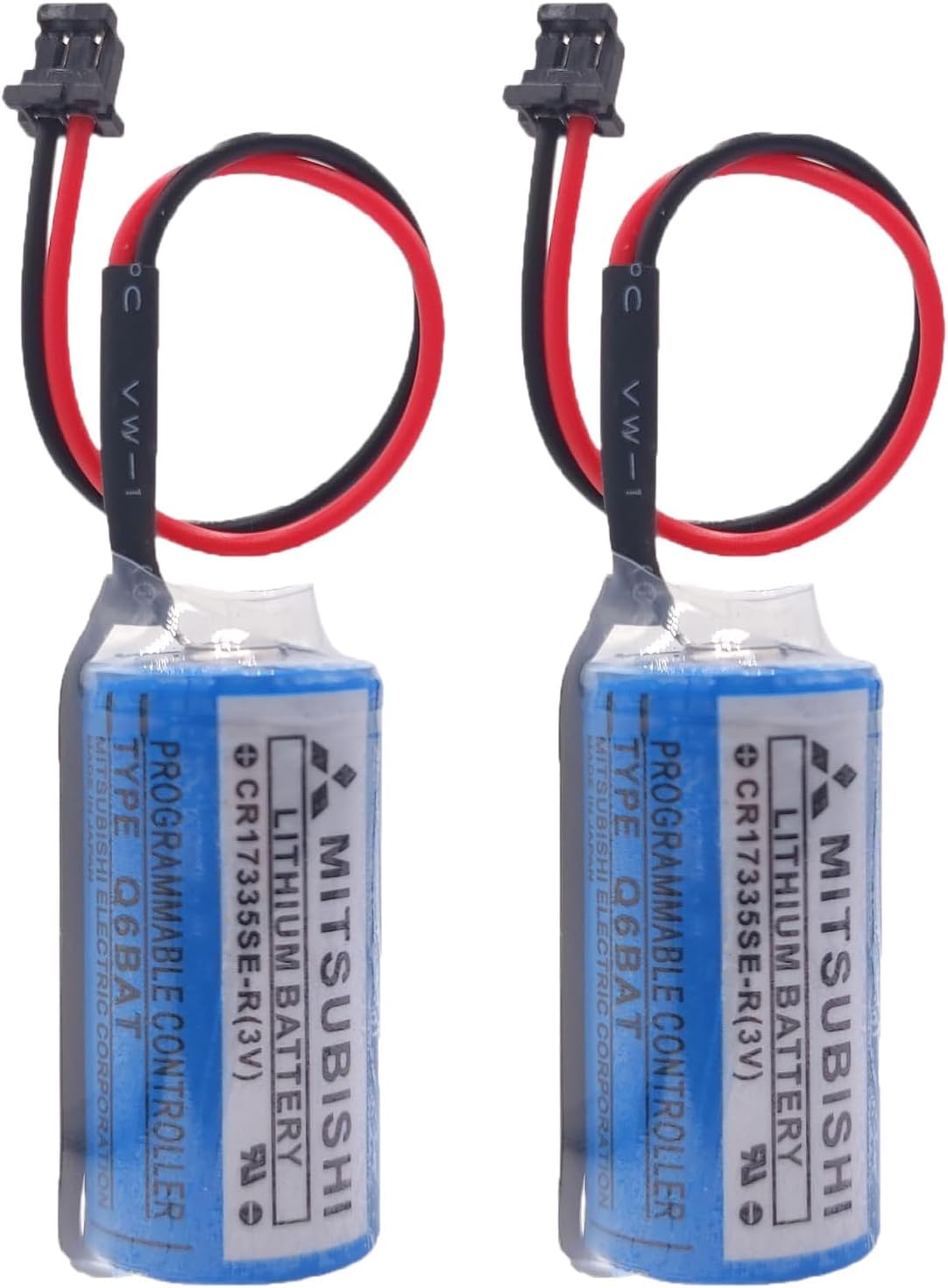 (2 unidades 3V 1800mAh CR17335SE-R Q6BAT batería no recargable para Mitsubishi Q170HBATC Q25PRHCPU QNS FANUC System PLC Memory Backup Power