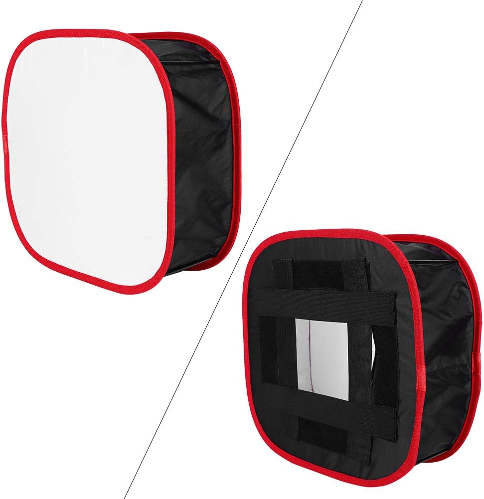 Kit de caja de luz cuadrada para fotografía, panel de luz LED plegable, difusor plegable mini softbox para estudio Softbox, 16.3 x 16.3 x 6.3
