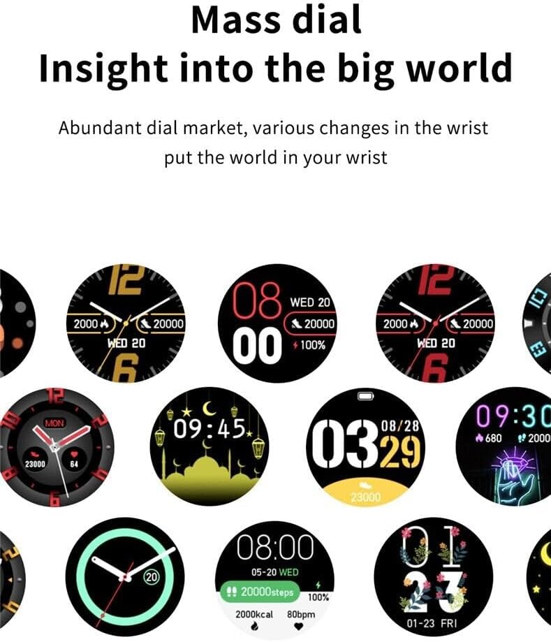 Para Samsung Galaxy A11 FK Trading Smart Watch, reloj de seguimiento de actividad física para hombres y mujeres, IP67 impermeable pantalla táctil