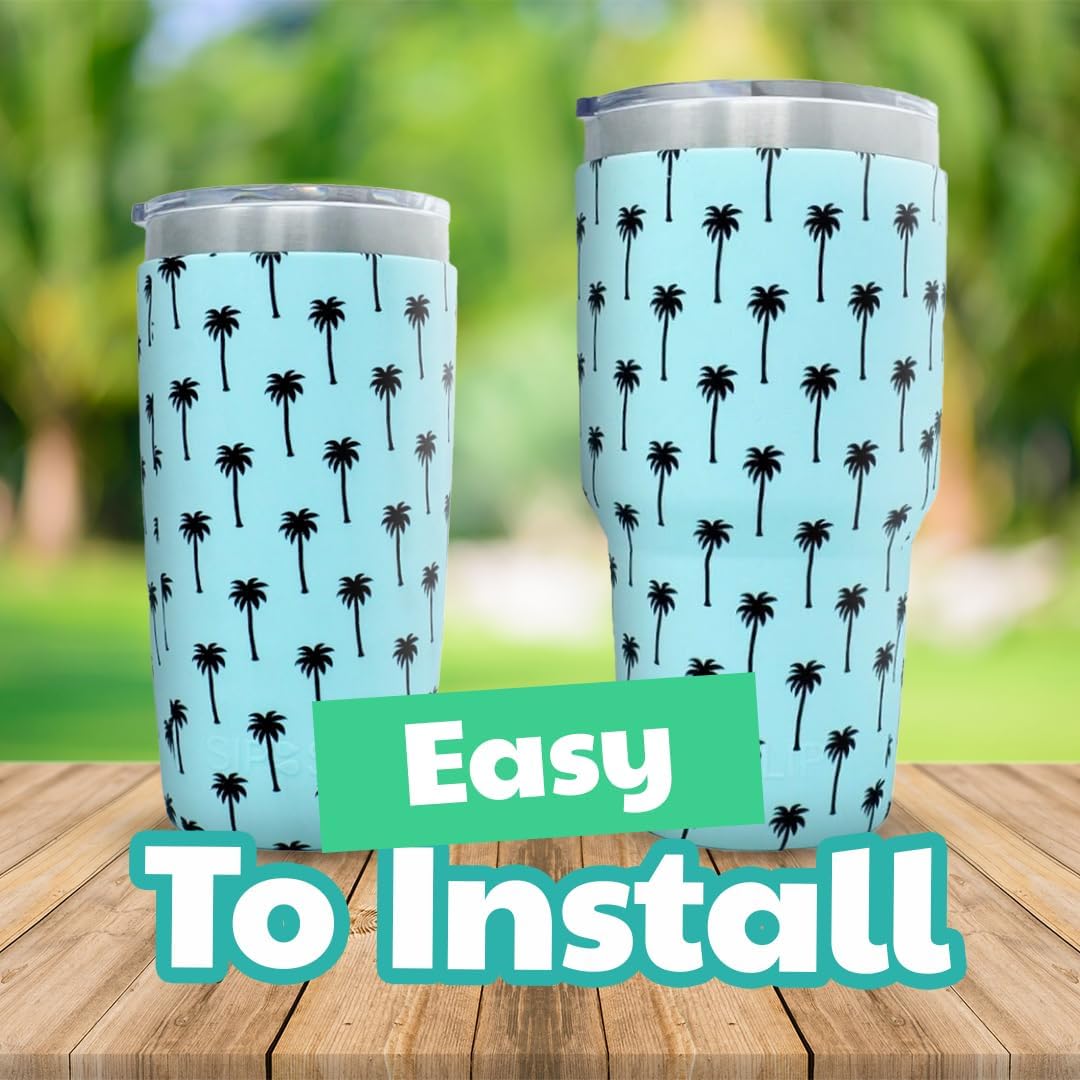 Funda de silicona para vasos, compatible con vasos Yeti, RTIC, Ozark Trail, Magellan y más. Fundas aisladas personalizadas para enfriar latas (20