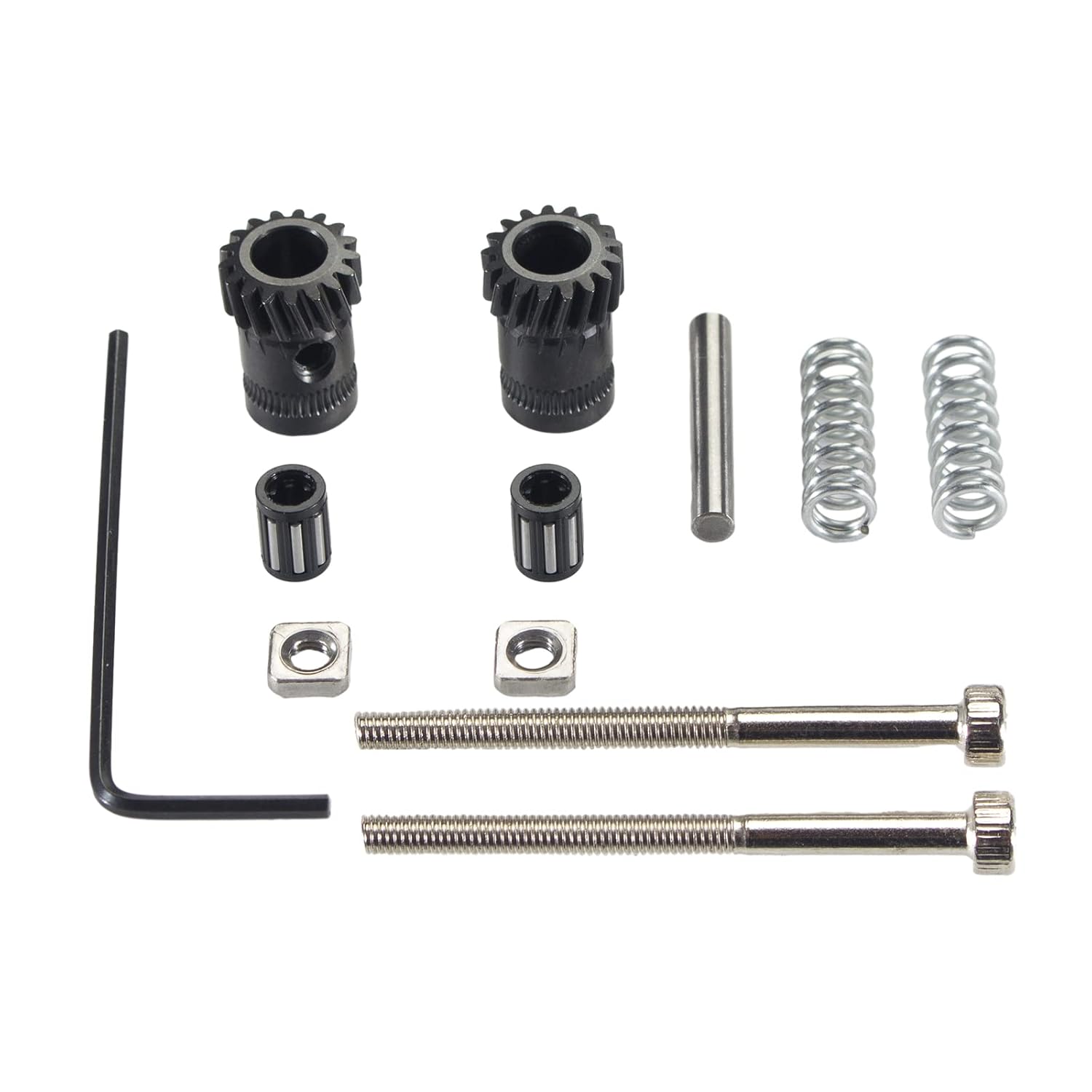 Imdinnogo BCZAMD Prusa-i3 Accesorios para impresora 3D Prusai3 MK2 MK2.5 MK3 MK3S+ Piezas Extrusora Conducción Rodamientos inclinados Engranaje