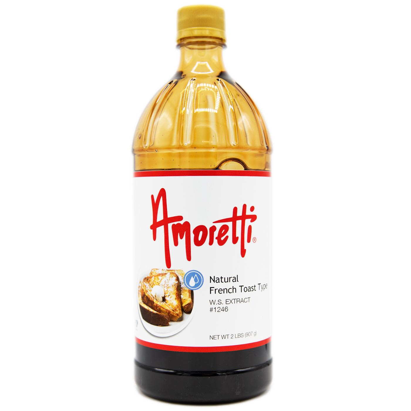 Amoretti – Extracto natural de tostadas francesas soluble en agua de 2 onzas – Altamente concentrado y perfecto para pasteles, salados, elaboración