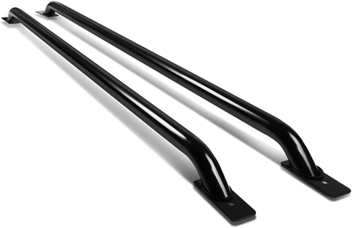 DNA MOTORING RAIL-001-BK – Par de rieles para caja de camioneta 92-11 Ranger Tundra de 6 pies, color negro