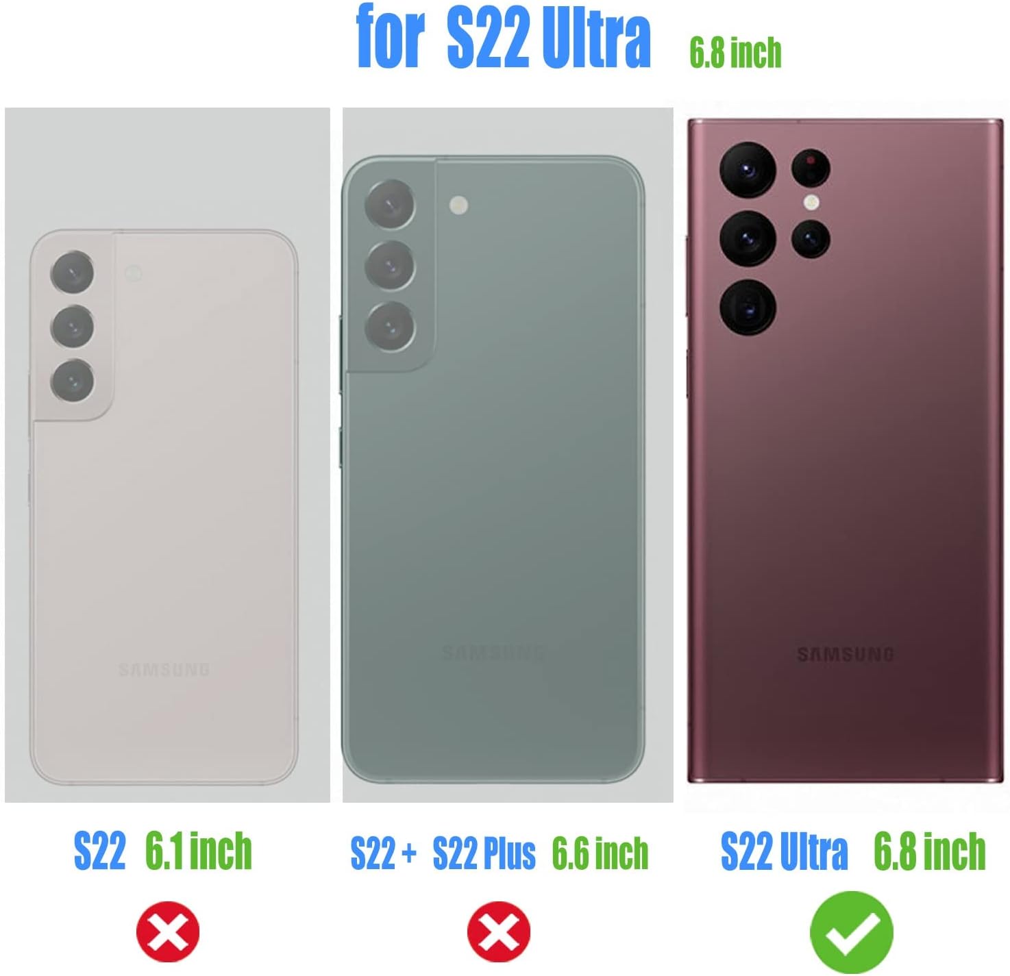 Funda protectora para Samsung Galaxy S22 Ultra para niñas y mujeres, carcasa protectora de TPU suave con purpurina brillante brillante brillante y