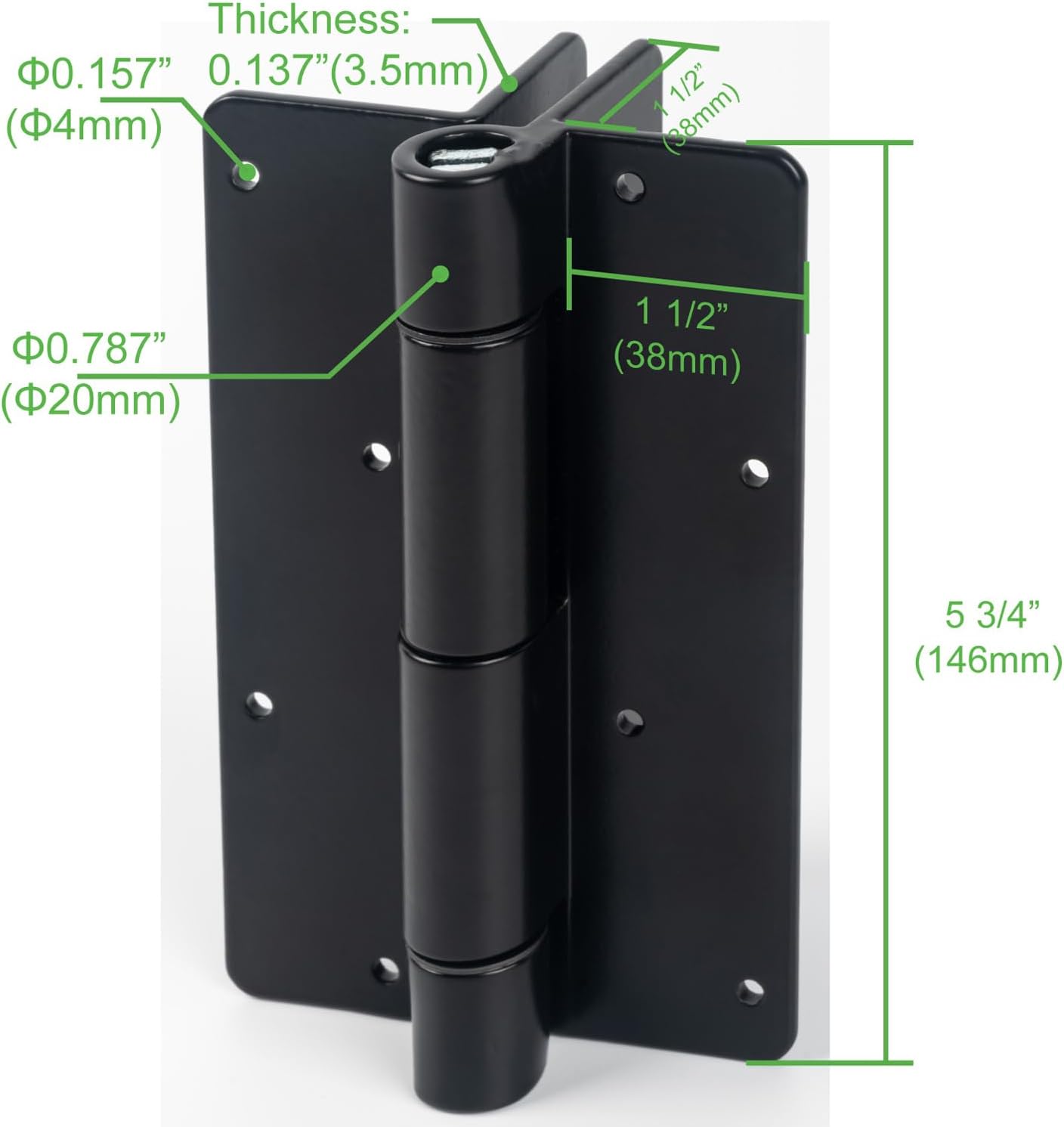 Bisagra de puerta de seguridad de metal de cierre automático de aluminio de 5 34 pulgadas para puerta de seguridad de piscina residencial, puerta de