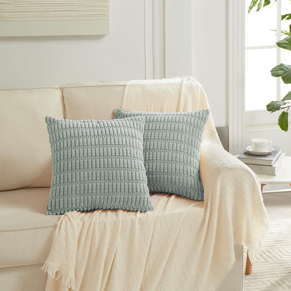 Fancy Homi – Paquete de 2 fundas de almohada decorativas para sala de estar, sofá cama, moderna casa de campo, decoración bohemia para el hogar,