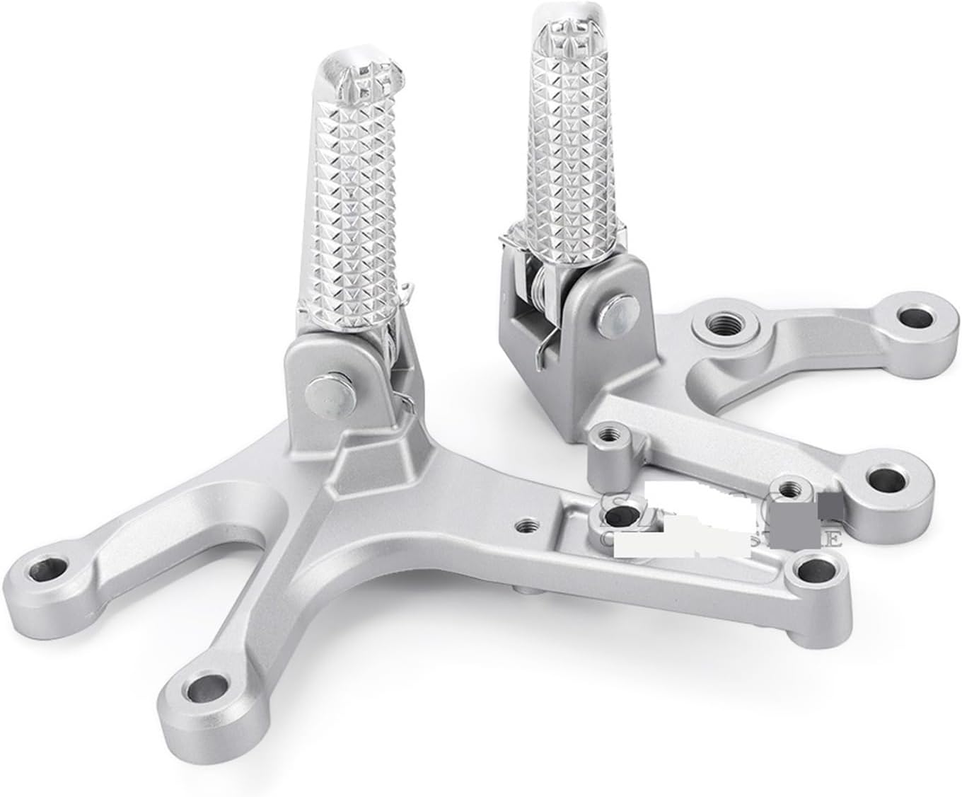Reposapiés delantero 2022 compatible con YZF R25 R3 MT25 MT03 2014-2023 motocicleta izquierda derecha soporte YZFR25 YZFR3 (Talla izquierda y