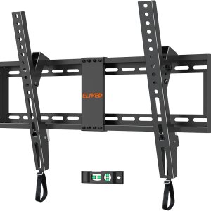 ELIVED Soporte de TV para la mayoría de televisores de 37 a 75 pulgadas, soporte de pared universal para TV de 16 pulgadas, 18 pulgadas, 24 pulgadas ELIVED Soporte de TV para la mayoría de televisores de 37 a 75 pulgadas, soporte de pared universal para TV de 16 pulgadas, 18 pulgadas, 24 pulgadas
