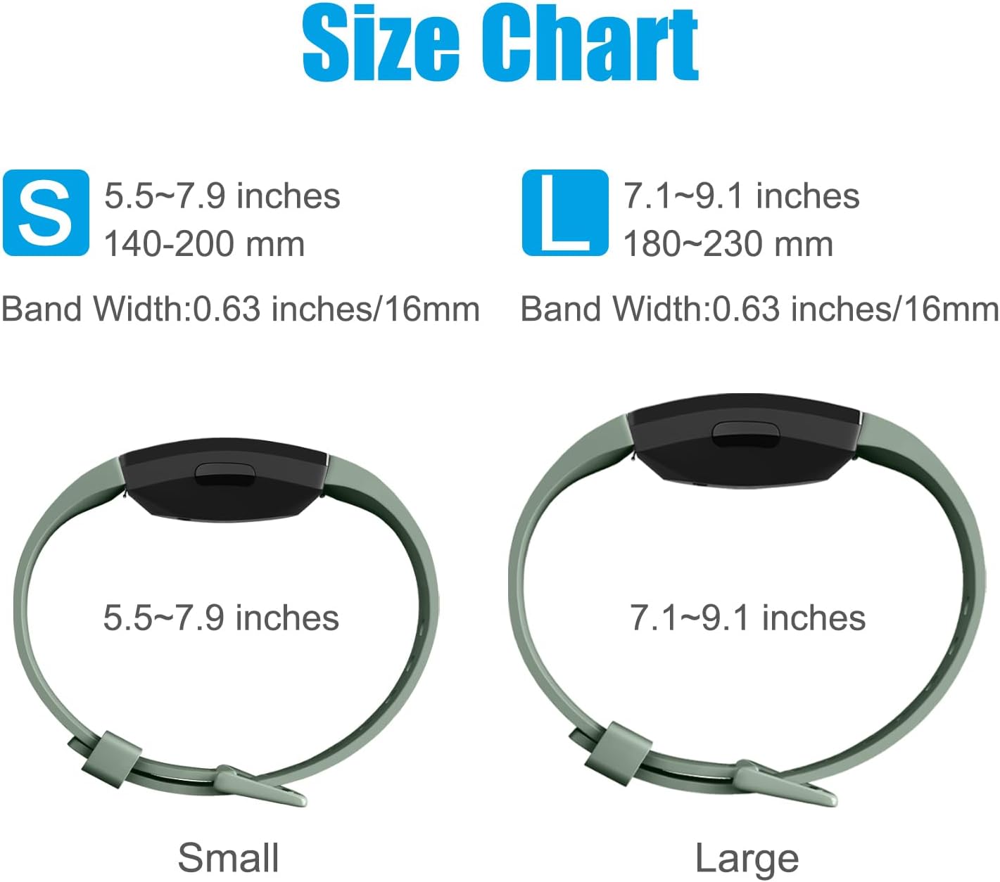 Paquete de 3 correas de repuesto compatibles con Fitbit Inspire 2Fitbit Inspire HRFitbit InspireFitbit Ace 2, accesorio ajustable, pulsera deportiva