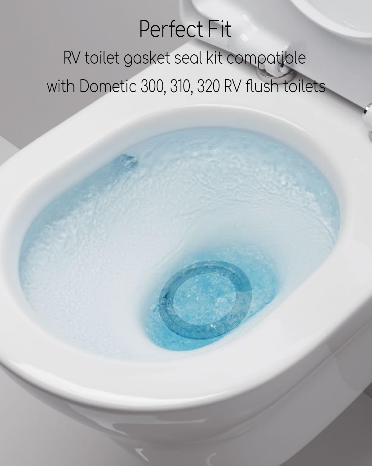 Kit de sellado de inodoro RV de repuesto 385311652 y sello de bola de inodoro para autocaravana 385311658, kit de repuesto de sello de inodoro