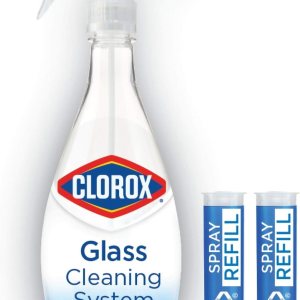 Clorox Clorox – Sistema de limpieza de vidrio, 1 botella reutilizable, 2 repuestos (el embalaje puede variar), 0.66 onzas líquidas Clorox Clorox – Sistema de limpieza de vidrio, 1 botella reutilizable, 2 repuestos (el embalaje puede variar), 0.66 onzas líquidas