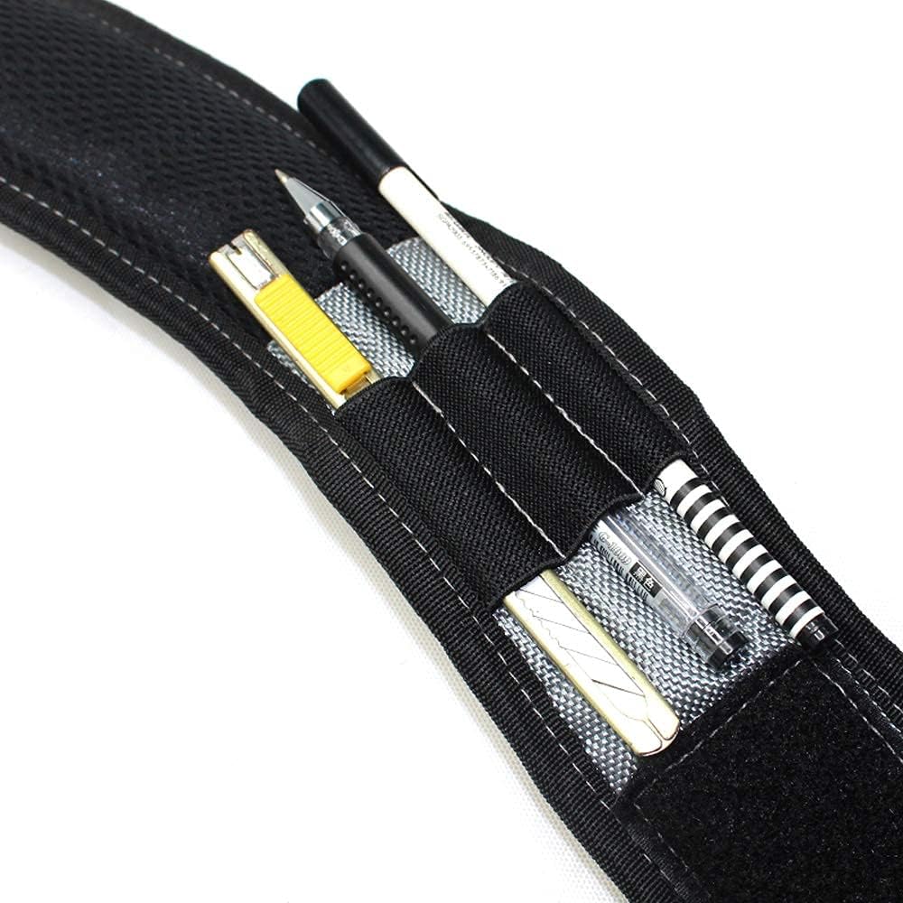 MELOTOUGH 1 paquete de cinturón de herramientas con anillo en D y hebilla de rodillo de metal doble resistente y duradera, cintura ajustable + 1