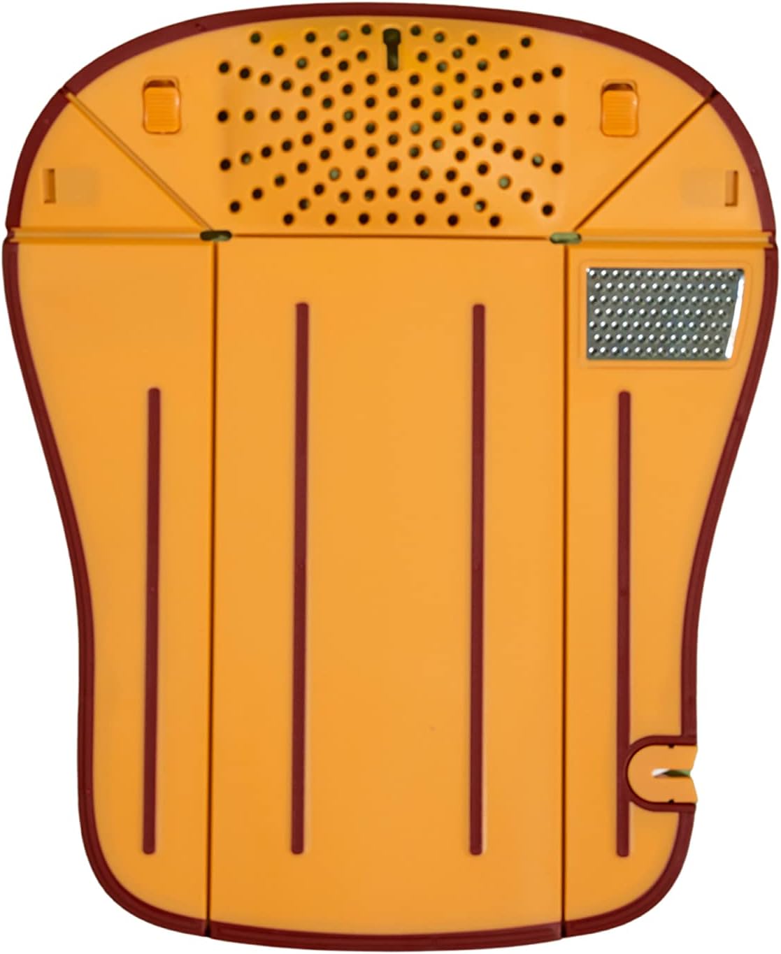 Prime Picks – Tabla de cortar plegable 6 en 1, tabla de cortar de plástico multifuncional para cocina con rallador (blanco)