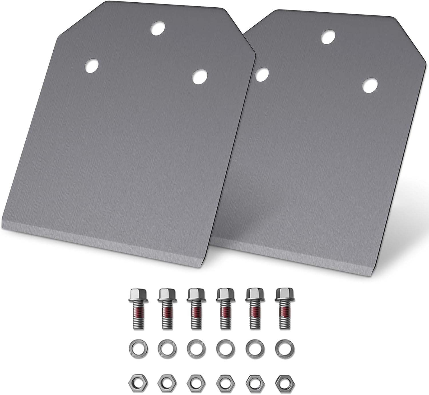 TOOVEM – 2 cuchillas de repuesto para rascador de suelo SDS Plus, cuchillas de eliminación de adhesivos de 4 pulgadas de ancho con pernos, tuercas y