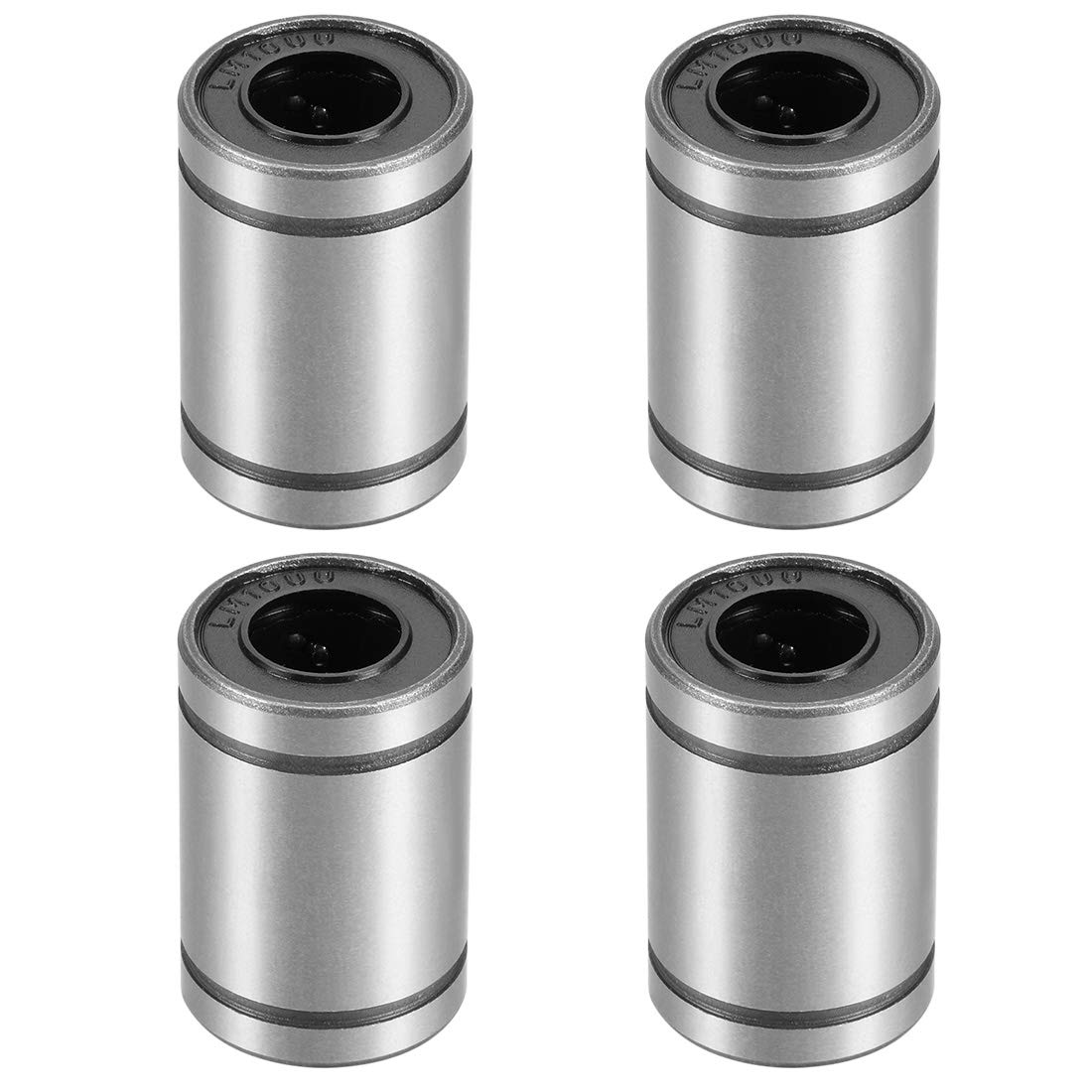 uxcell LM10UU Rodamientos de bolas lineales 0.394 in Diámetro 0.748 in OD 1.142 in Largo para máquina CNC Impresora 3D 4pcs