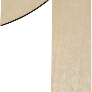 Tablero grande de madera de 12 pulgadas de grosor con número 1, 14 de pulgada de grosor, sin terminar, tablero de madera en blanco para decoración Tablero grande de madera de 12 pulgadas de grosor con número 1, 14 de pulgada de grosor, sin terminar, tablero de madera en blanco para decoración