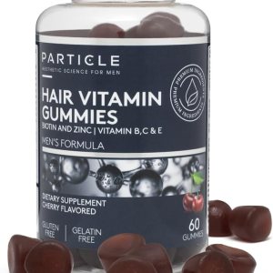 Particle Suplementos vitamínicos para el crecimiento del cabello con biotina, zinc, vitamina A, C, E y B12. Espesa el cabello y promueve el Particle Suplementos vitamínicos para el crecimiento del cabello con biotina, zinc, vitamina A, C, E y B12. Espesa el cabello y promueve el