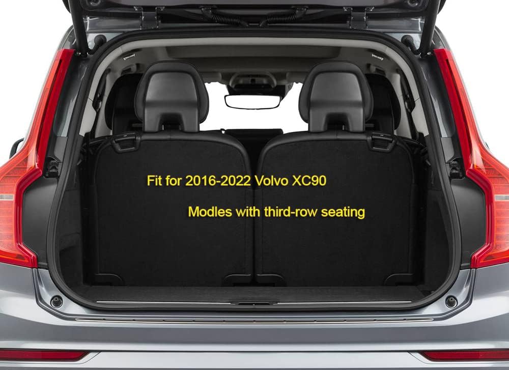 Tapete para maletero de automóvil, ajuste personalizado, compatible con Volvo XC90 2016-2022, alfombrilla de carga para todo tipo de clima y