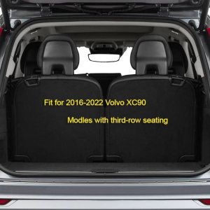 Tapete para maletero de automóvil, ajuste personalizado, compatible con Volvo XC90 2016-2022, alfombrilla de carga para todo tipo de clima y Tapete para maletero de automóvil, ajuste personalizado, compatible con Volvo XC90 2016-2022, alfombrilla de carga para todo tipo de clima y