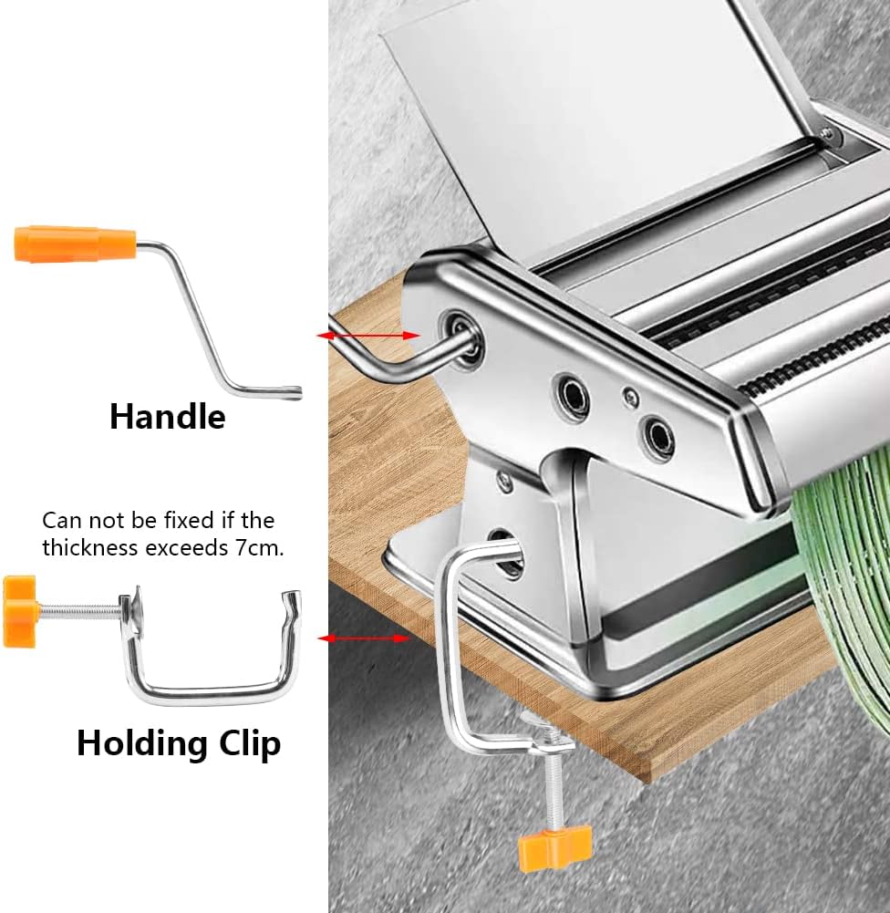 Soporte para máquina de pasta, clip de sujeción de repuesto para máquina de pasta, abrazadera de repuesto duradera para máquina de pasta, accesorios