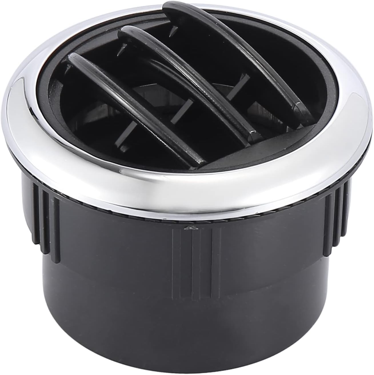 X AUTOHAUX 4 piezas redondas de salida de aire de CA con rejillas de ventilación para tablero de instrumentos galvanizado para autocaravana,