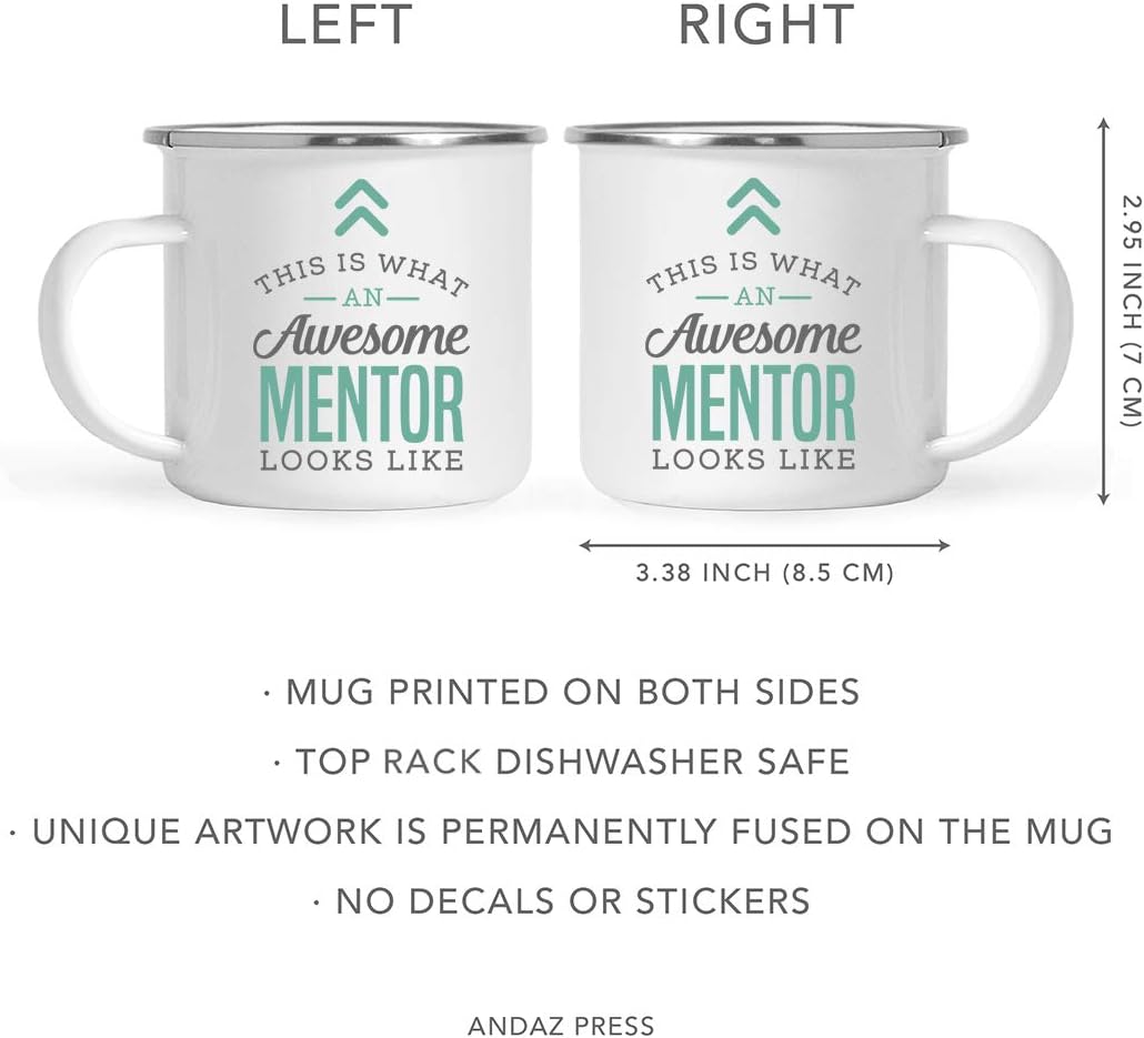Andaz Press Taza de café de acero inoxidable de 11 onzas para regalo, This is What an Awesome Mentor Looks Like, 1 paquete, ideas de regalo de
