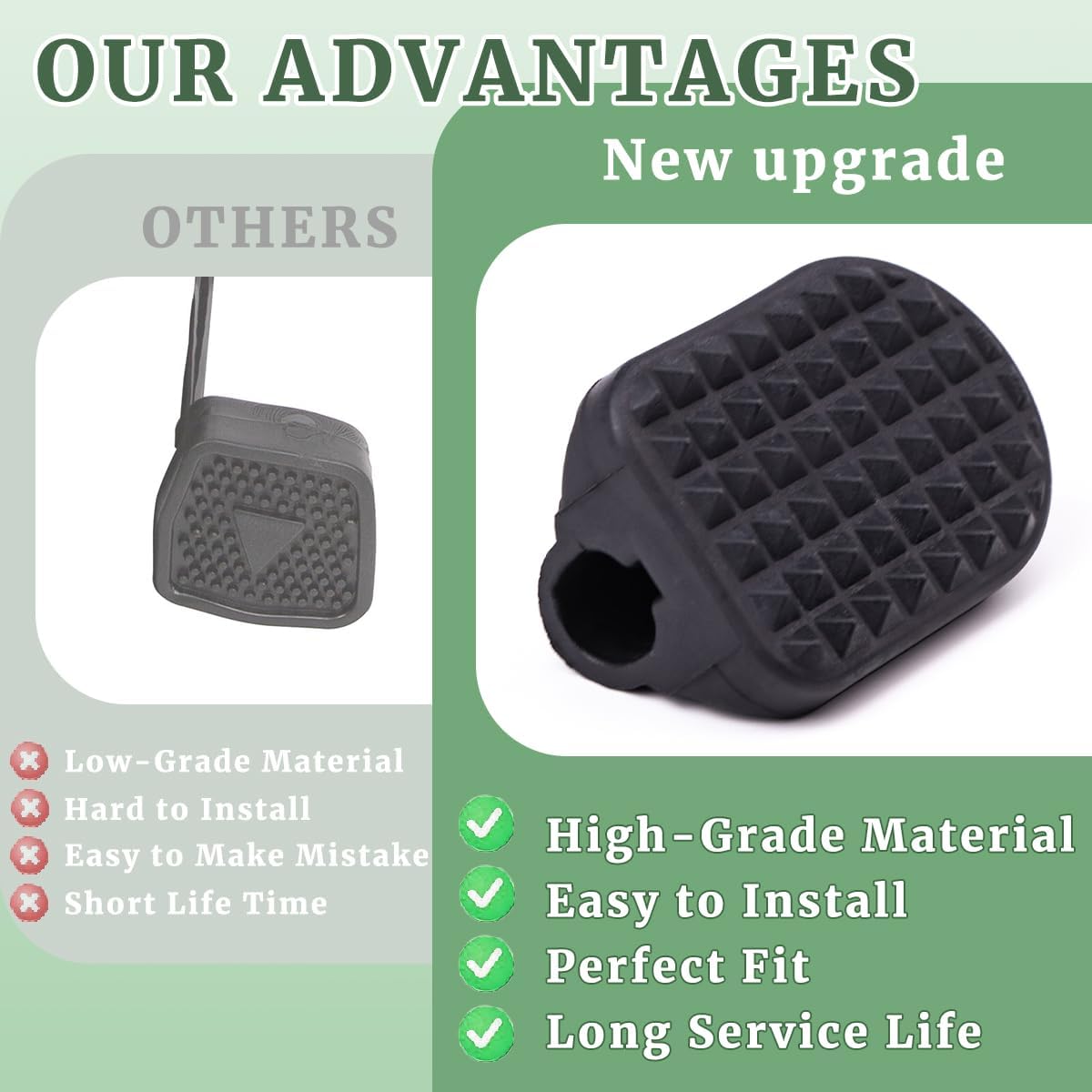 Pedal de bloqueo diferencial compatible con John Deere 1023E 1026R 1025R y Gen2 2025R