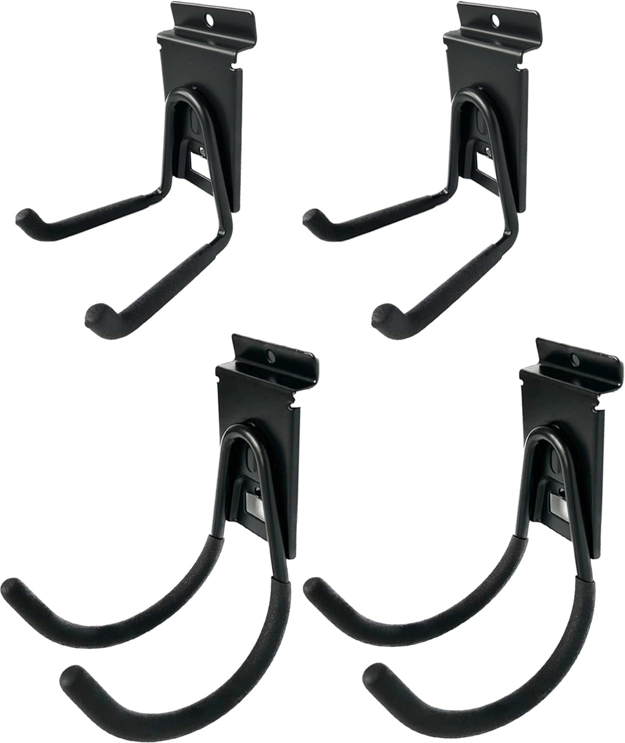 Ganchos Garge para Slatwall, accesorios antideslizantes para Slatwall, ganchos y colgadores resistentes para Slatwall, organizador de herramientas