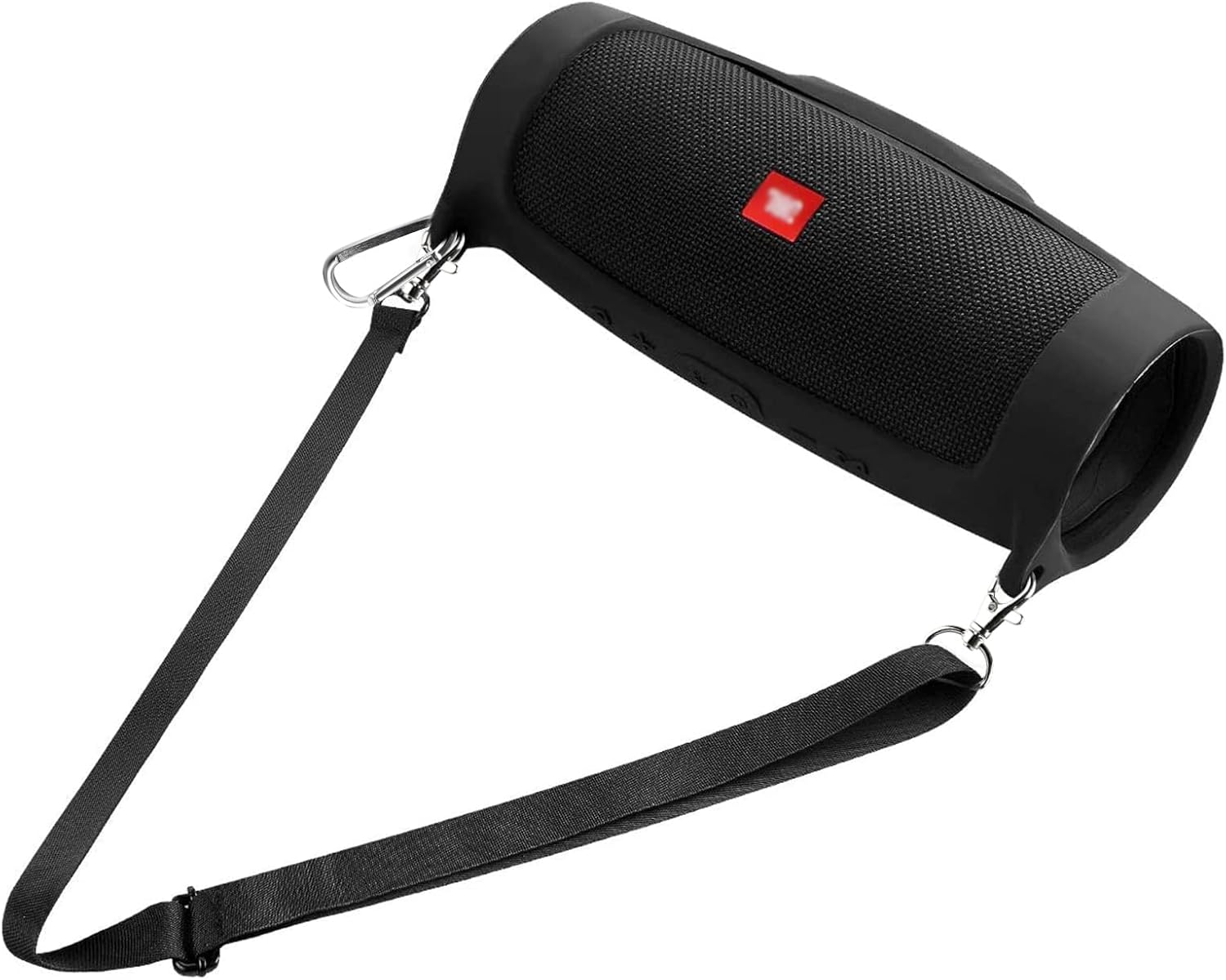 Funda de silicona para JBL Charge 4 portátil impermeable inalámbrico Bluetooth altavoz, gel de viaje, piel suave, bolsa de transporte de goma