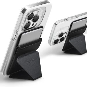 MOFT MagSafe – Soporte tipo cartera para iPhone serie 15141312, soporte de teléfono compatible con MagSafe con 3 ángulos de visión (negro noche) MOFT MagSafe – Soporte tipo cartera para iPhone serie 15141312, soporte de teléfono compatible con MagSafe con 3 ángulos de visión (negro noche)