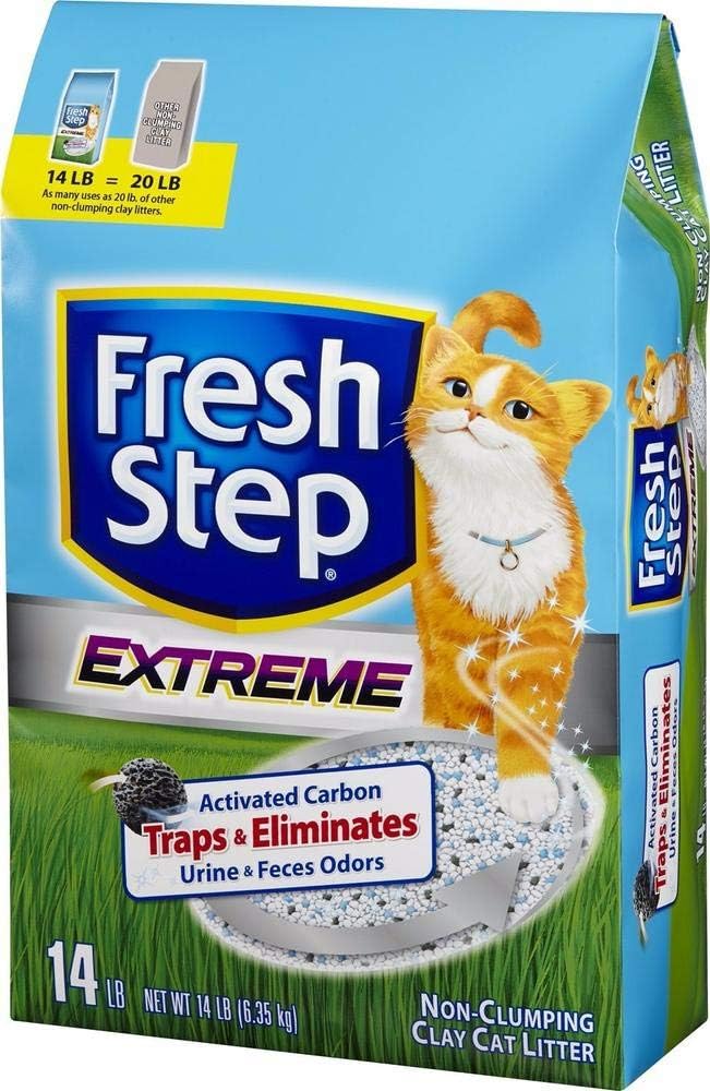 Fresh Step Extreme Clay Cat Litter 14-lb bag