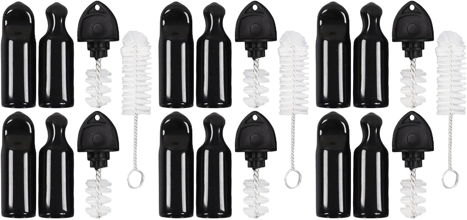 TOPINCN Grifo de cepillos largos para cerveza, barriles de cerveza Kegging para elaborar cerveza Tapón Tapón de cepillo de cepillo de higiene Kit de