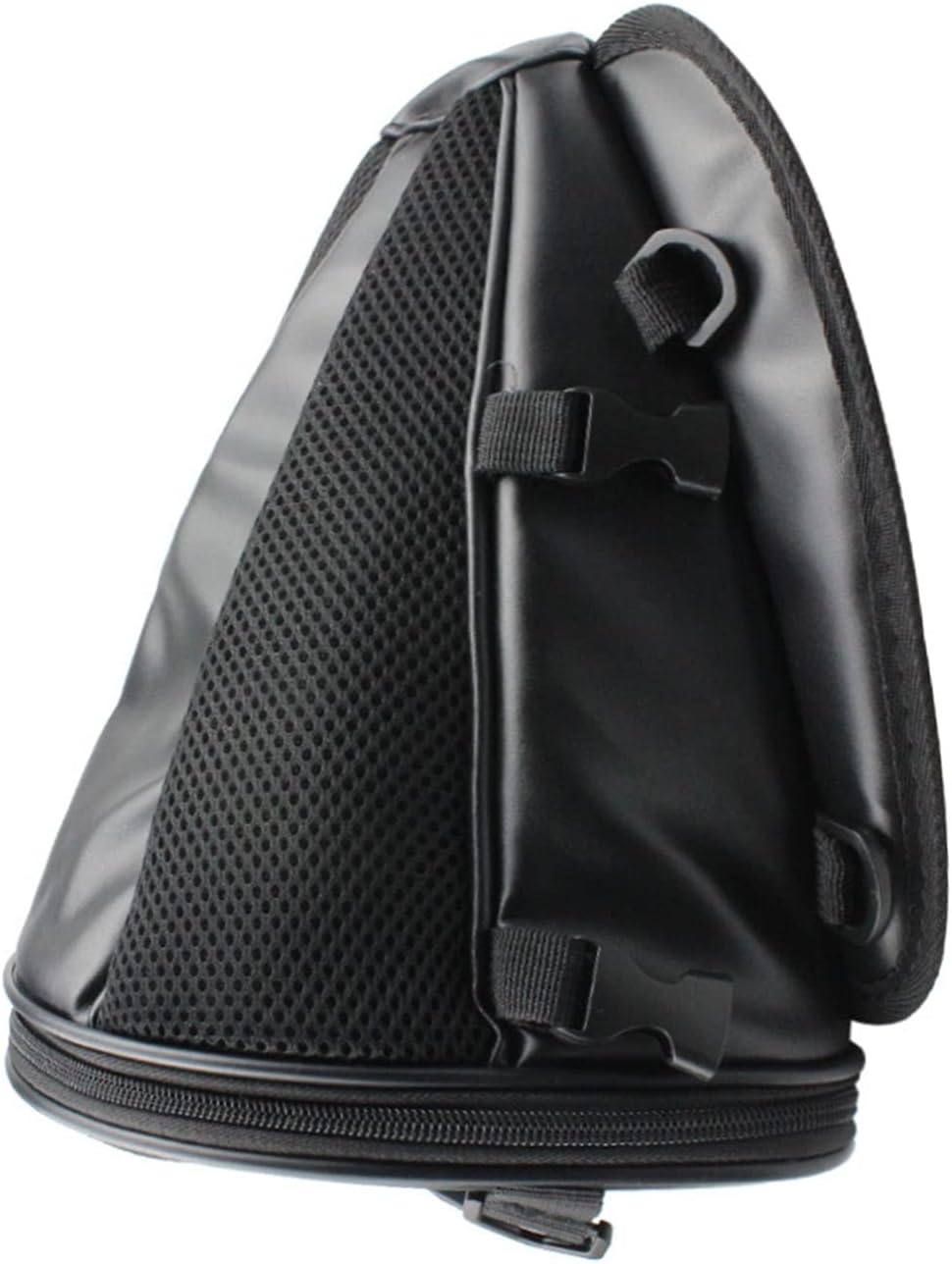 Bolsa de motocicleta de diseño único, bolsa de cola de motor antideslizante de gran capacidad, bolsas de sillín ligeras impermeables de PU, para