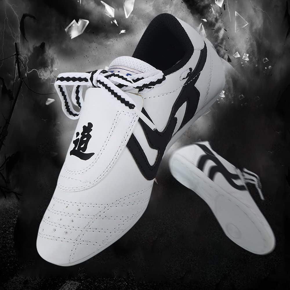 Artes marciales Taekwondo Zapatos Unisex Niños Adolescentes Deporte Ligero Zapatillas Zapatillas Boxeo Karate Zapatos para Taekwondo Kung Fu Taichi