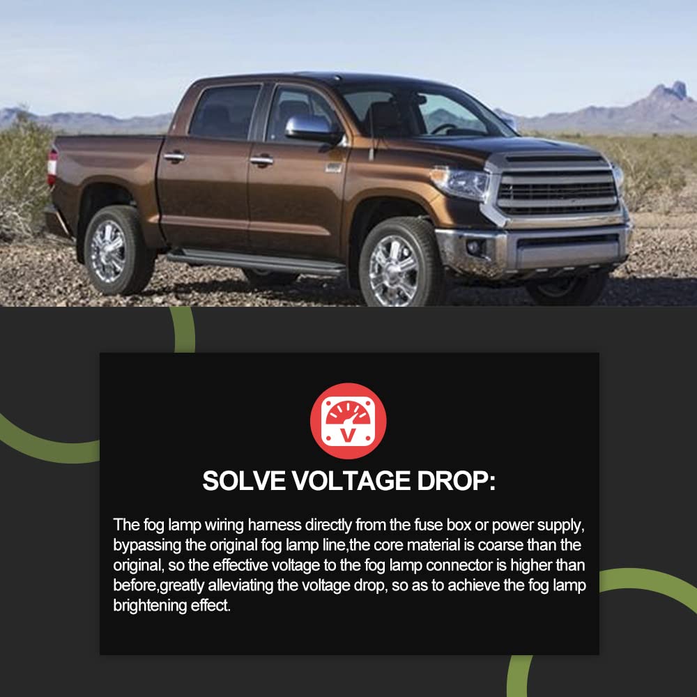 NSLUMO H10 H12 – Conector de arnés de cableado de relé de luz antiniebla con interruptor de encendidoapagado para 2019+ Toyo’ta RAV4 Corolla Tundra