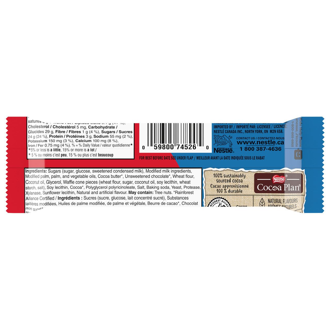 Nestle Chunky Drumstick Sabor, 48g1.7 oz. (Importado de Canadá)